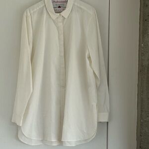 Banana Republic Women's Ivory Tunic / Shirt